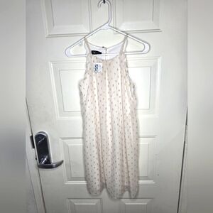 NWT BCX Cream And Gold Sleeveless‎ Dress Size 6